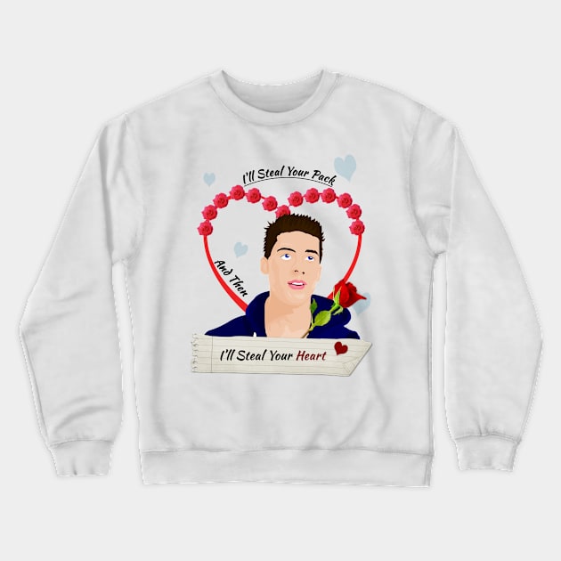 Steal your heart Crewneck Sweatshirt by AjDreamCraft